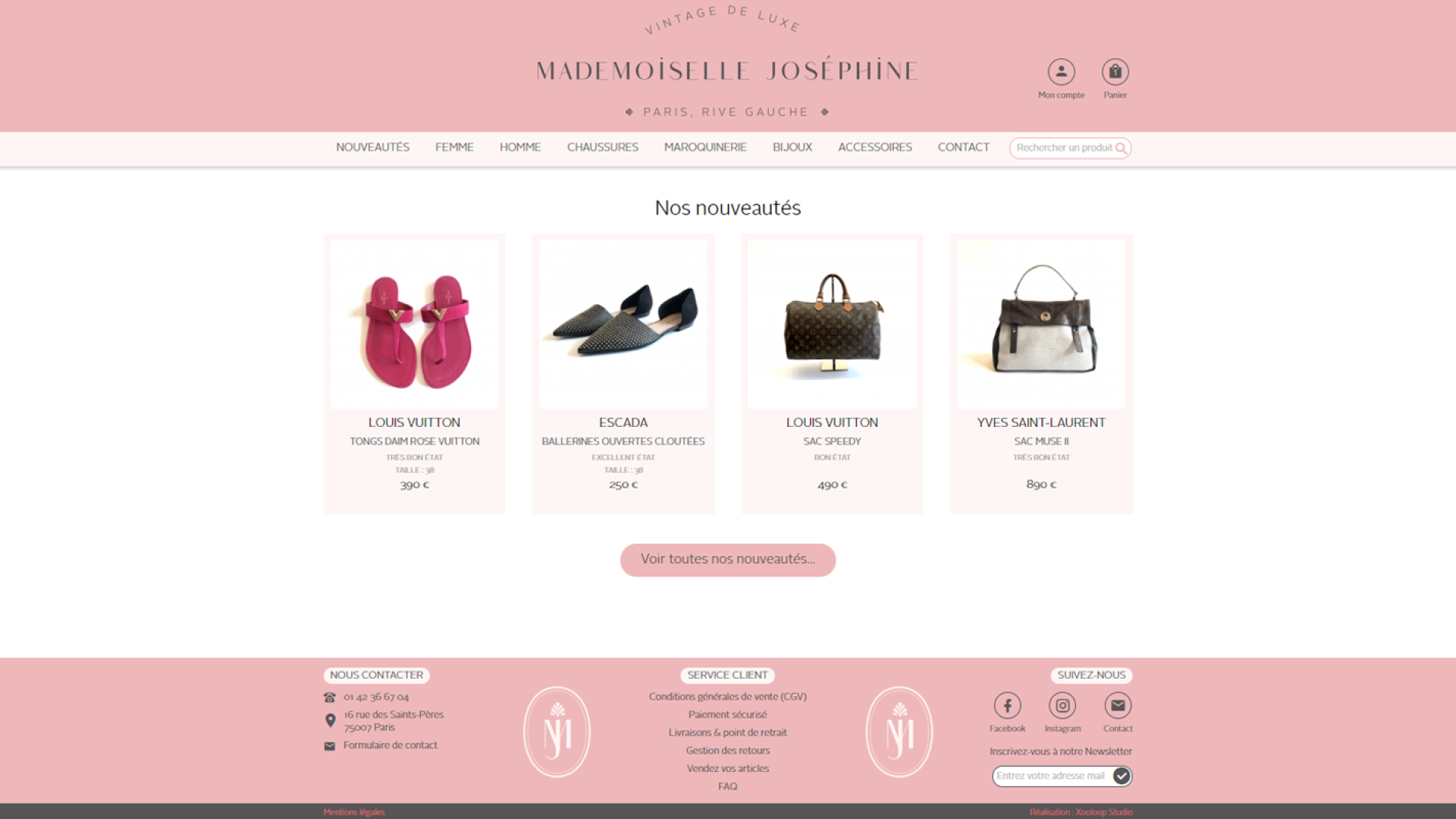 Nouvelle identité visuelle pour Mademoiselle Joséphine