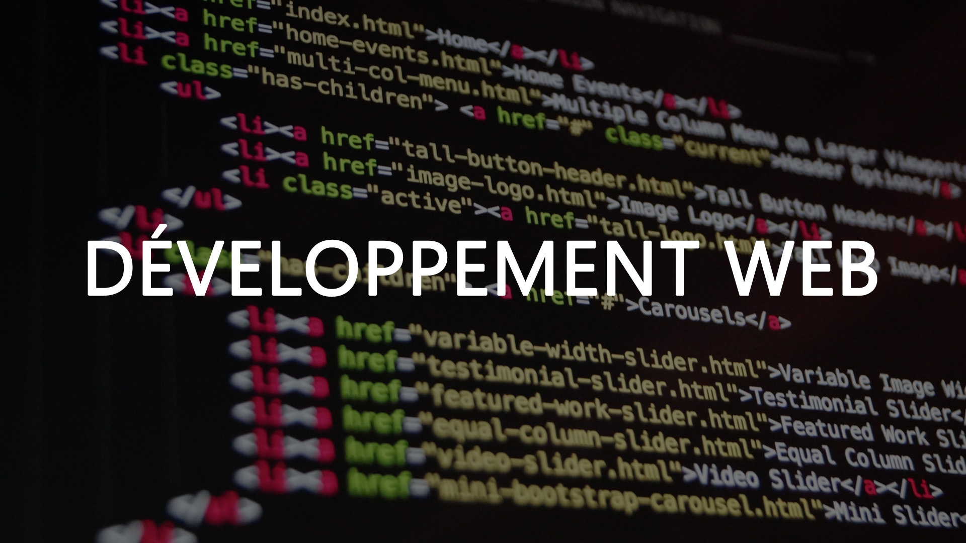 Phase de développement : coder la structure et le comportement de votre site