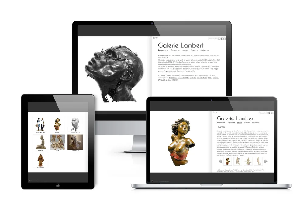 Web-ArtGallery - La solution web pour galeristes et antiquaires