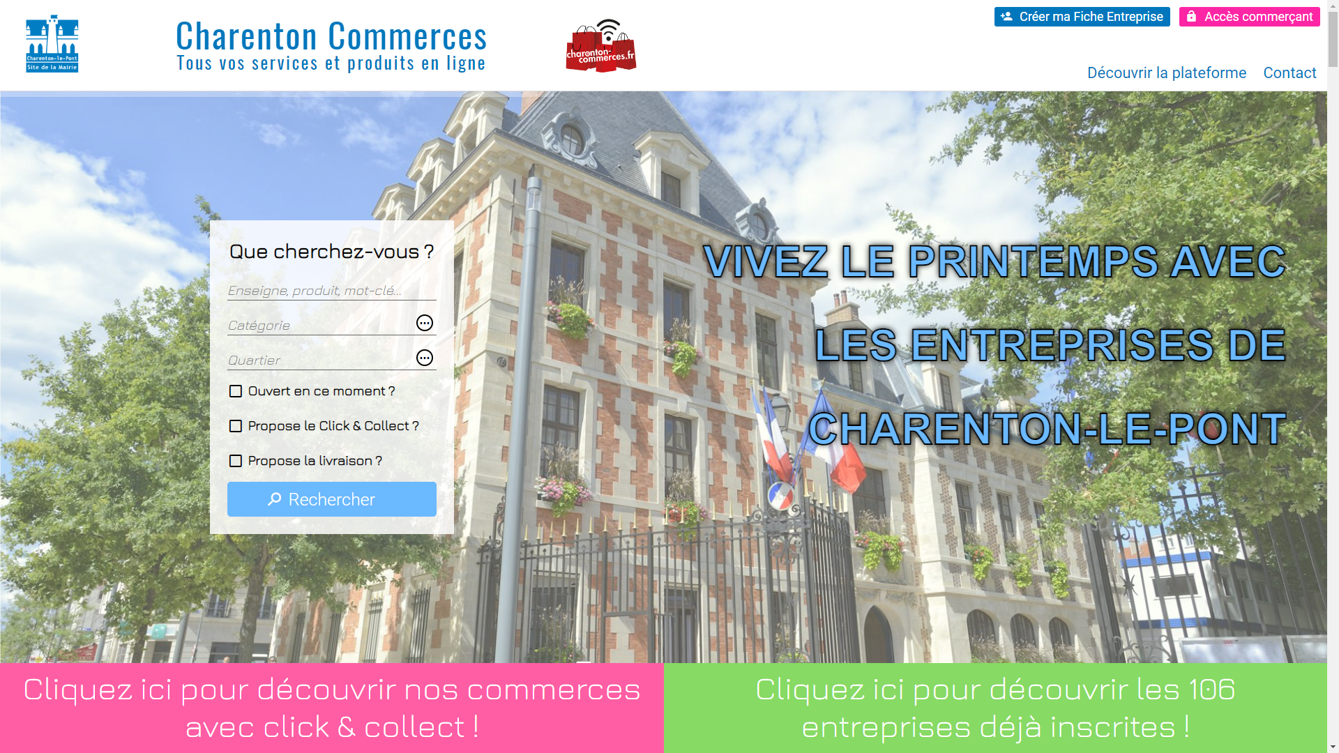 Nouvelle réalisation : la MarketPlace de la ville de Charenton